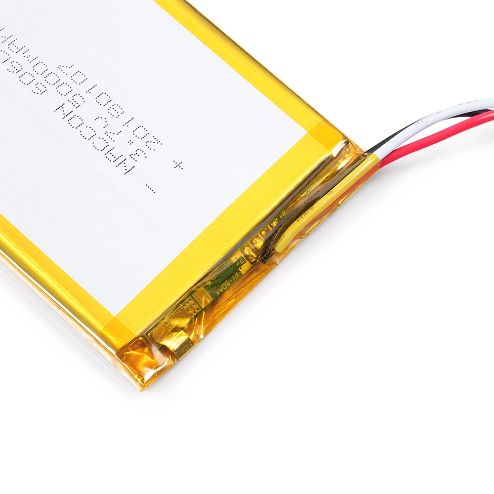 6060100 5000mAh Lithium Polymer Battery Pack with Wires and PCB