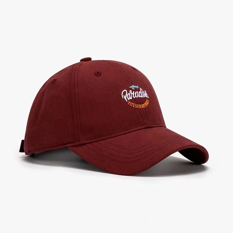 Female Korean Style Letter Fashionable Duck Tongue Sports Outdoor Sun -Proof Soft Top Baseball Hat