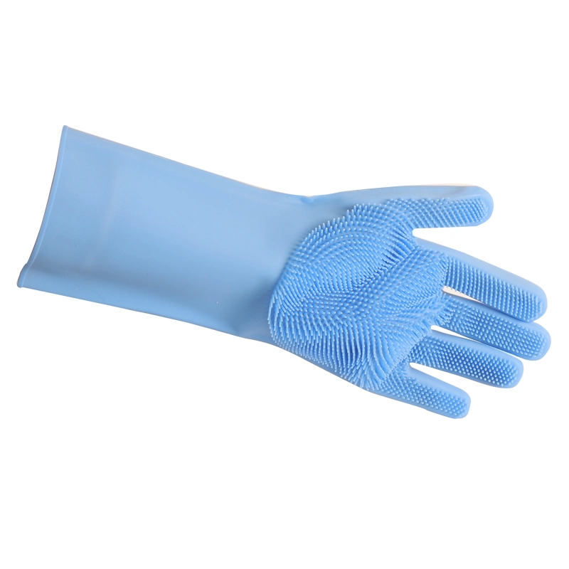 Made in China Multi Function FDA Silicone Kitchen Cleaning Dishwashing Gloves