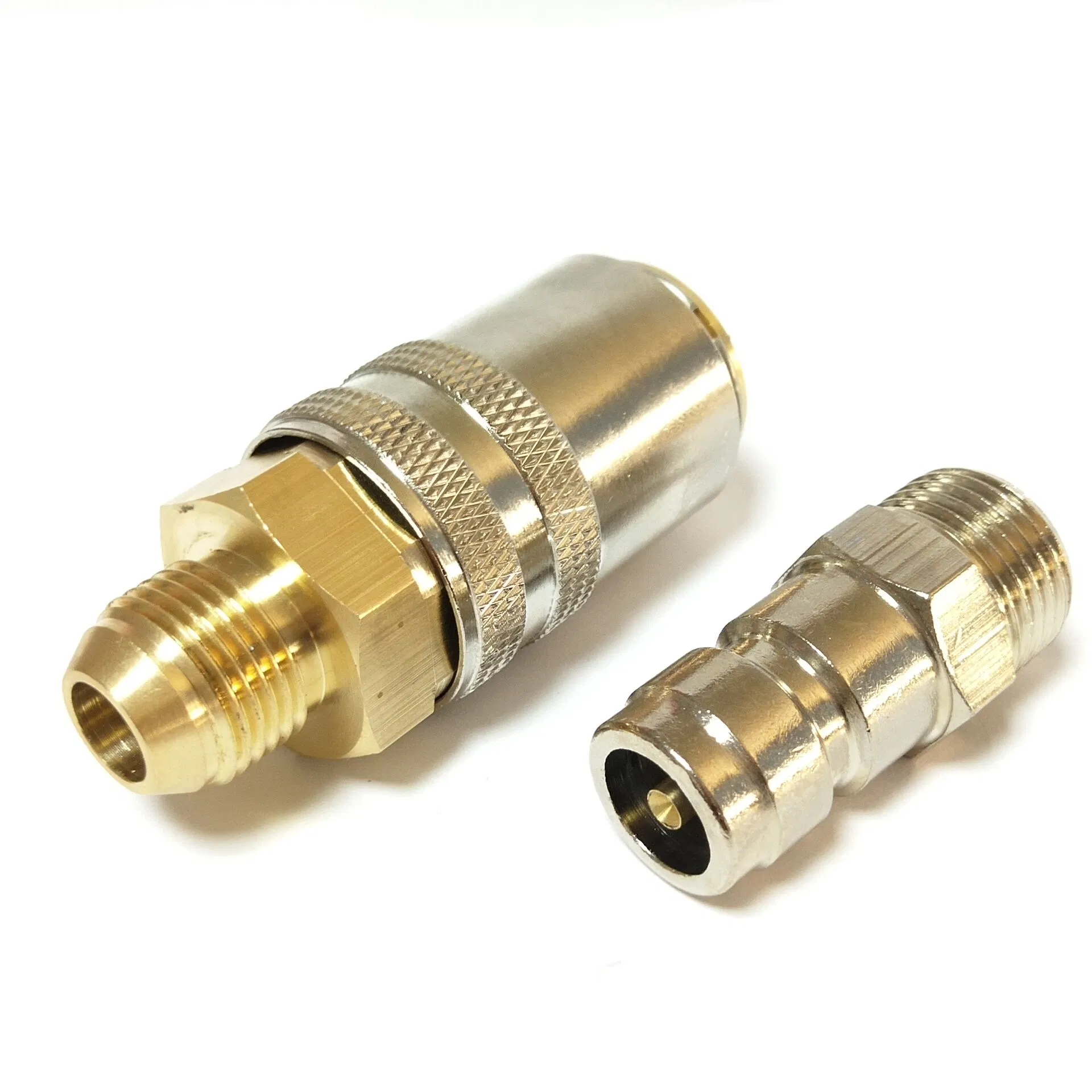 Pneumatic Use 3/4 Stainless Steel and Brass Water Quick Release Air Coupling Valve From Mold Fitting Parts