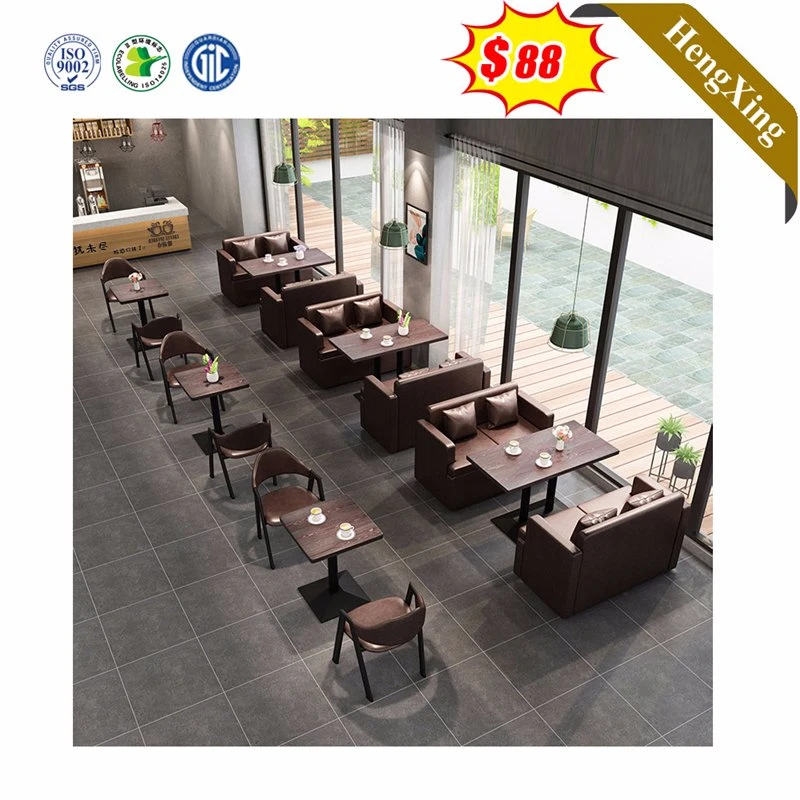 Commerce de gros Accueil moderne en bois Meubles de salle à manger salon un canapé-Table à café restaurant Set de table à manger