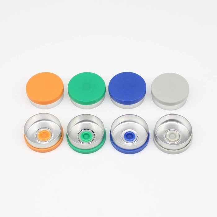 Pharmaceutical Packaging Aluminium Plastic Lid for, Vial Flip off Cap 20mm