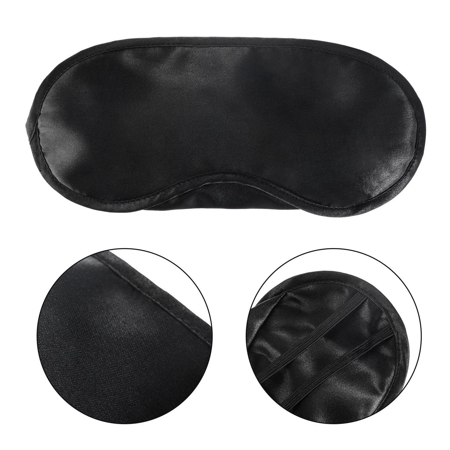 Wholesale/Supplier Custom High quality/High cost performance 10 Pack Mudder Blindfold Eye Mask Shade Cover for Sleeping with Nose Pad