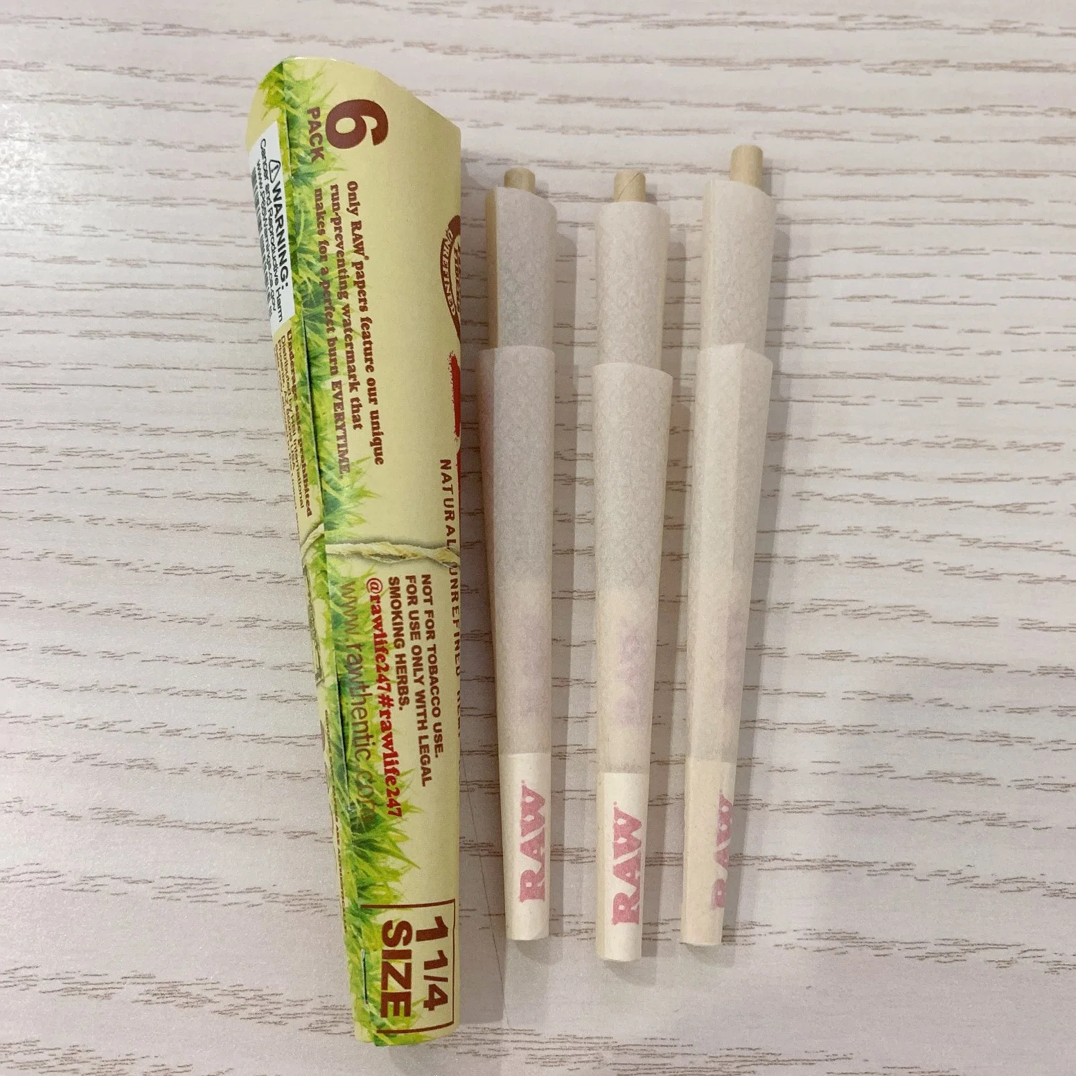 84mm écrus grossièrement les cônes de Pre roll marron pour le chanvre