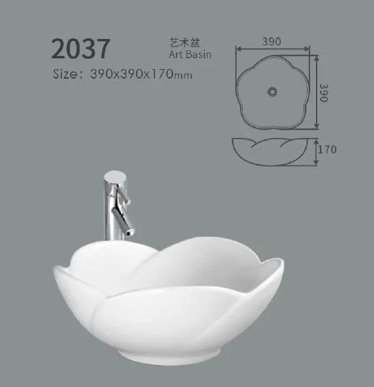 Sink Design Hot Sale Good Price Bathroom Art Wash Basin Ceramic Round Sink