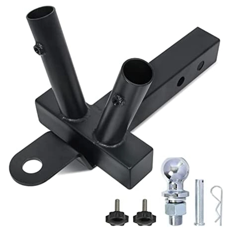 Jh-Mech Dual Flagpole Holder Truck Alloy Steel Flag Pole Mount