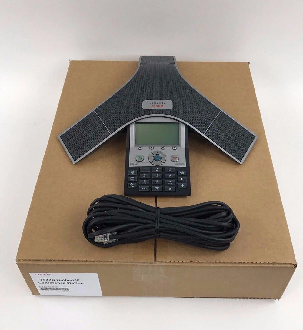 Cisco Cp-7937g IP Phone Conference VoIP Phones Pai Office VoIP Phone