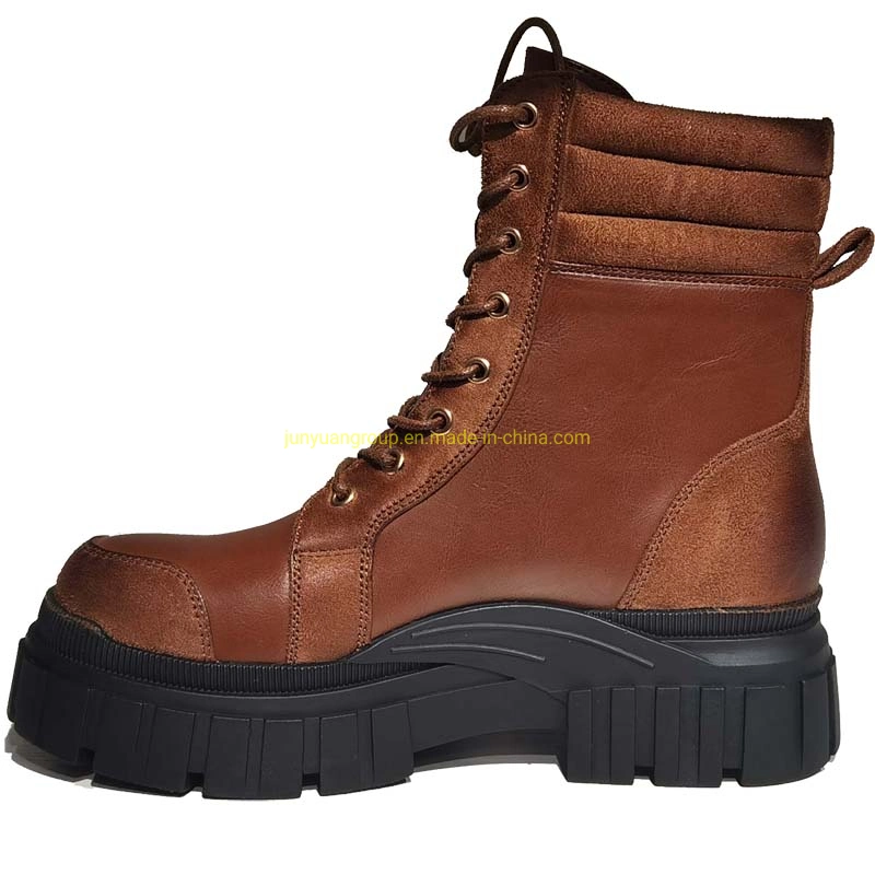 Women Fashion Flat Boots Ladies Boots Comfort Tactical Boots