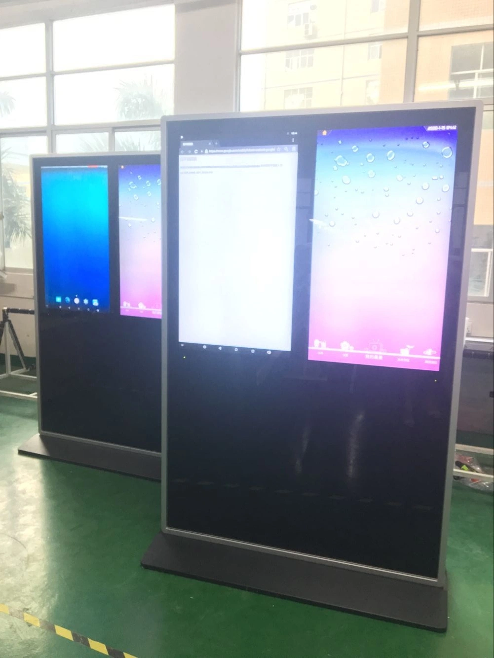 43inch - Double Screens Advertising Player, Monitor, LED Digital Display Digital Signage LCD Panel