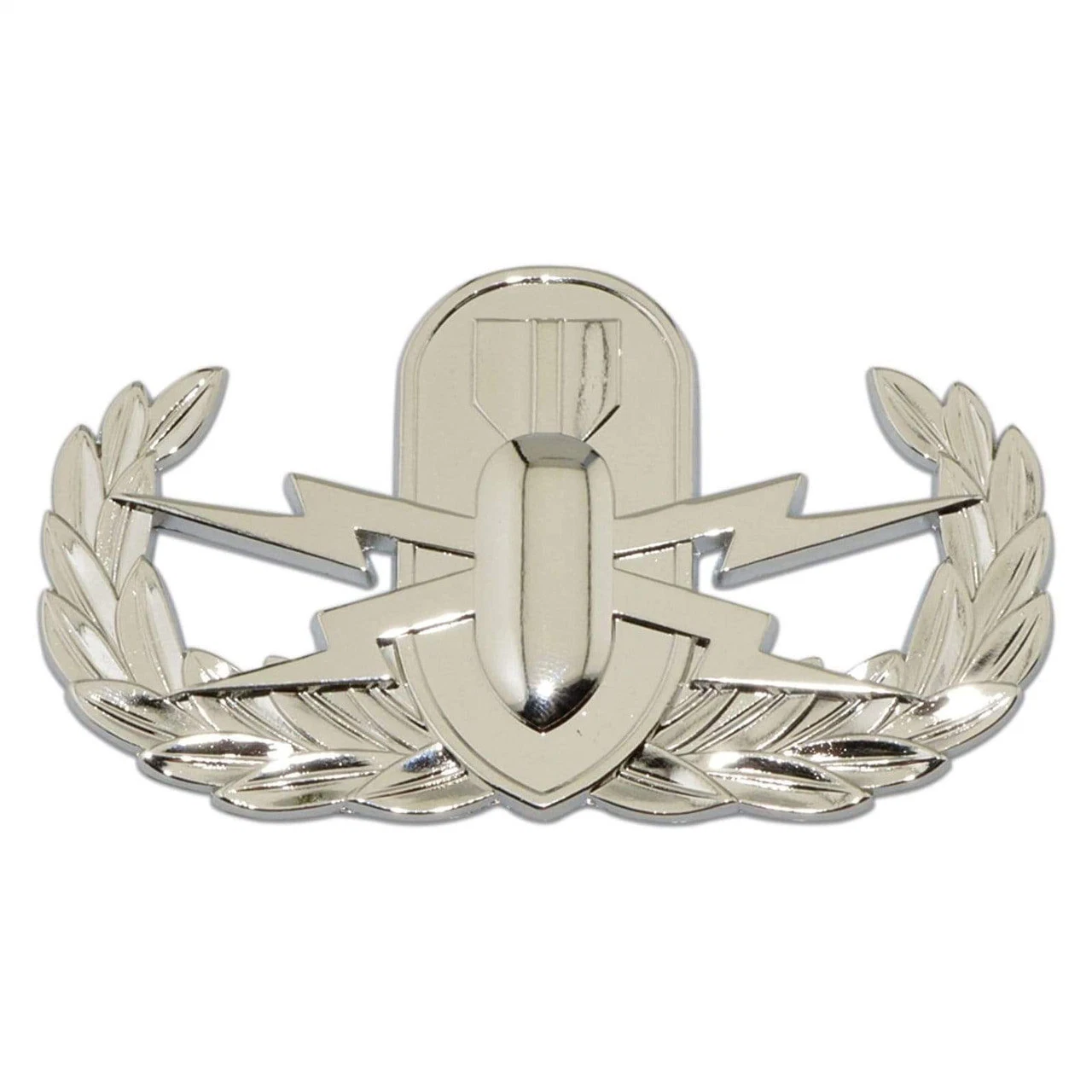 Wholesale  Eod Silver Air Senior Parachutist Brand Soft Gold Masonic 3D Metal Logo Enamel Decals Club Car Badges Auto Emblems Custom Sticker
