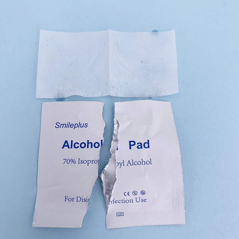 Safety Standard Individually Wrapped 70% Alcohol Prep Pad for Clinical Hospital