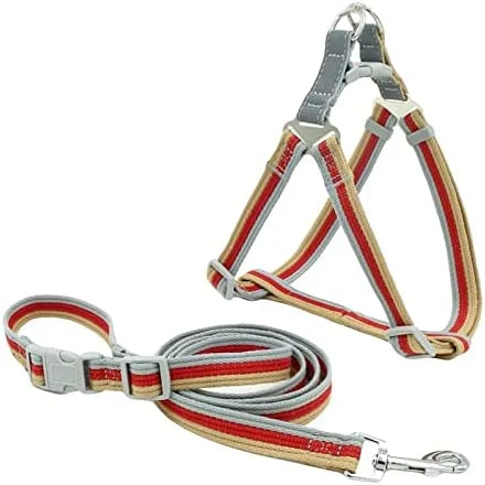 Lightweight Durable No Pull Reflective Dog Harness Lead Leash Sets for Small Medium Large Dogs