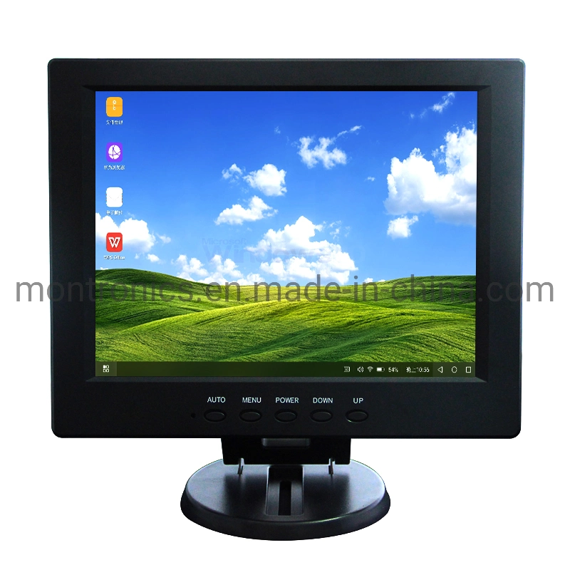 شاشة تلفزيون ملونة TFT LCD ملونة بحجم 10.4 بوصة مربعة صغيرة شاشة كمبيوتر سطح المكتب LCD بحجم 10 بوصات