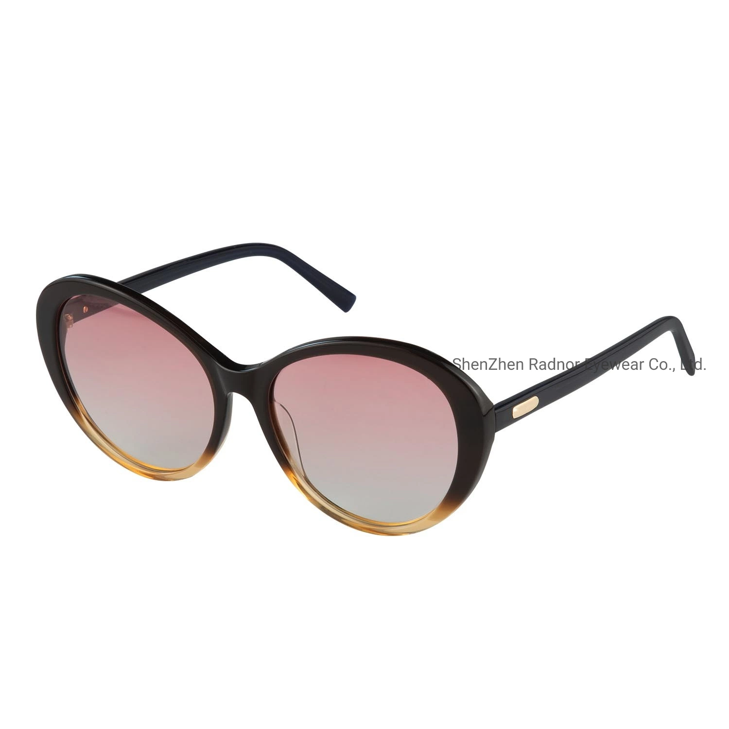 Recycled High Quality Fashion Acetate Sunglasses Customerized Logo Gradient Color