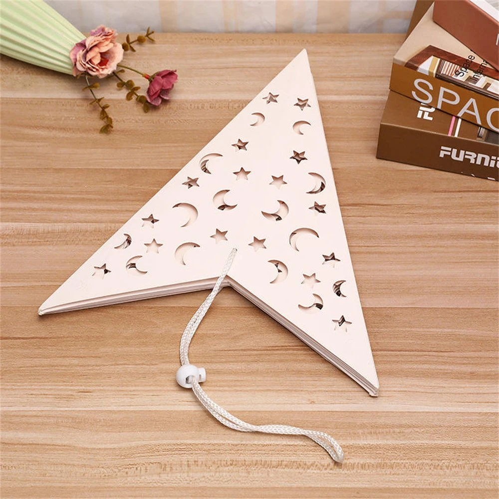 Moubarak papier Hollow Out Star Moon Pendentif suspendu Parti musulman décoration