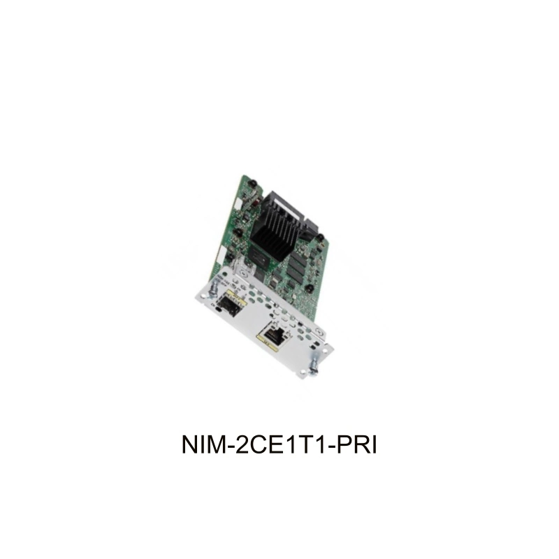 Cisco Network ISR 4000 Module NIM-2CE1T1-PRI 2 port Multiflex Trunk Voice/Channelized Data T1/E1 Module