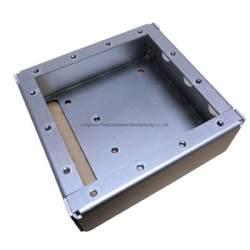 Made in China Custom Sheet Metal Stamping Aluminum Mild Steel Stainless Steel Parts Battery Enclosure Cabinets Cases with Electroplating