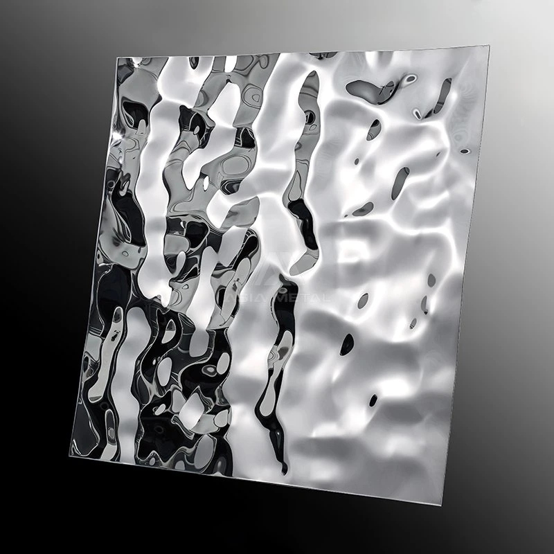 304 201 316 Water Ripple Stainless Steel Sheet in Foshan