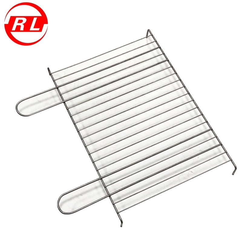 Height 5cm Stainless Steel Cooking Grill Grid Net with Handle