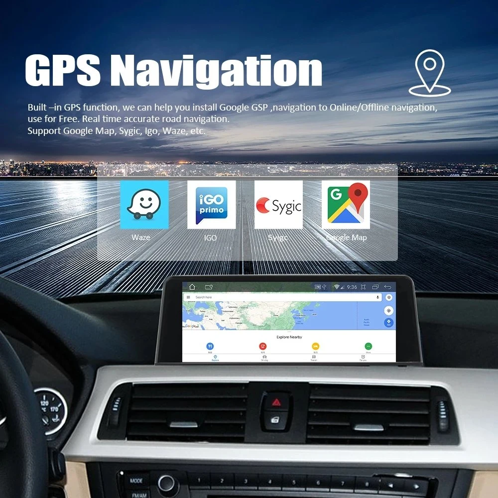 Silverstrong Universal Car Audio GPS Navigation Multimedia Radio 1280*720p Android 13 8GB 128GB with 4G LTE Carplay