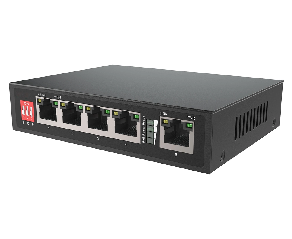 Conmutador Ethernet Gigabit industrial OEM Poe, conmutador de red óptica de fibra, SFP Fast Fibre Optic Managed/Unmanaged Switch Source Factory Supply