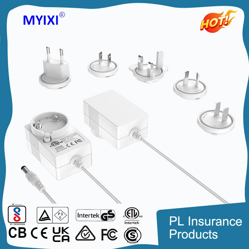 Interchangeable Adaptor Universal International AC 230V 50Hz Input 12V 2A 9volt Adapter 26V 2500mA 110V DC Power Adapter Supply