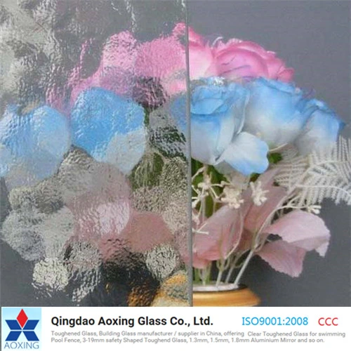 Factory Direct Supply Figured Glass, Clear Patterned Glass