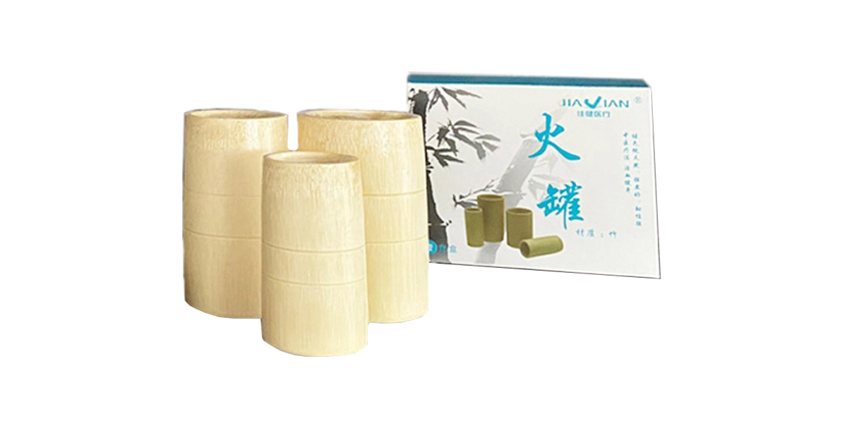 Massajador tradicional chinês para copo com bambu para tratamento médico