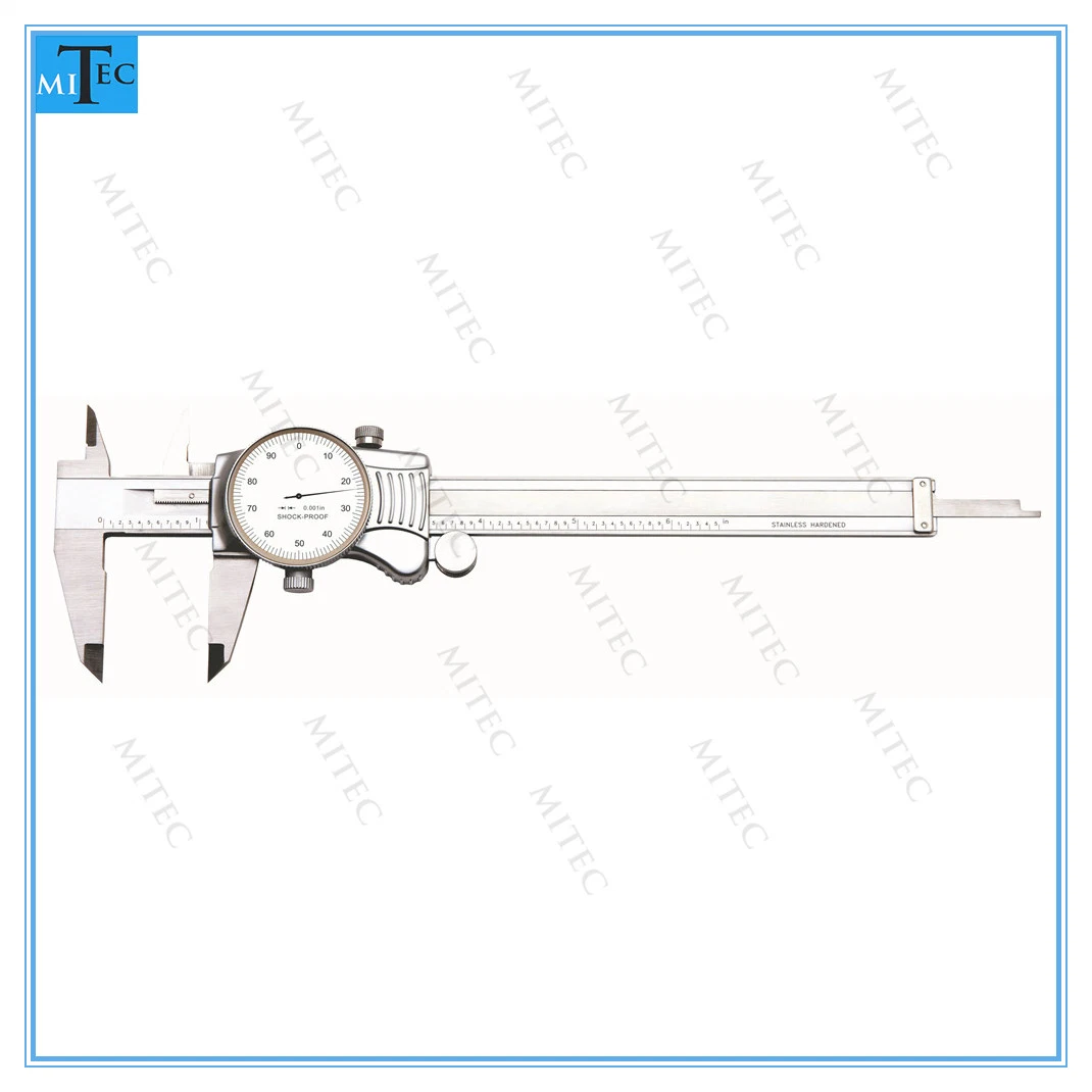 0-300mm Metal Casing Shock Proof Dial Caliper