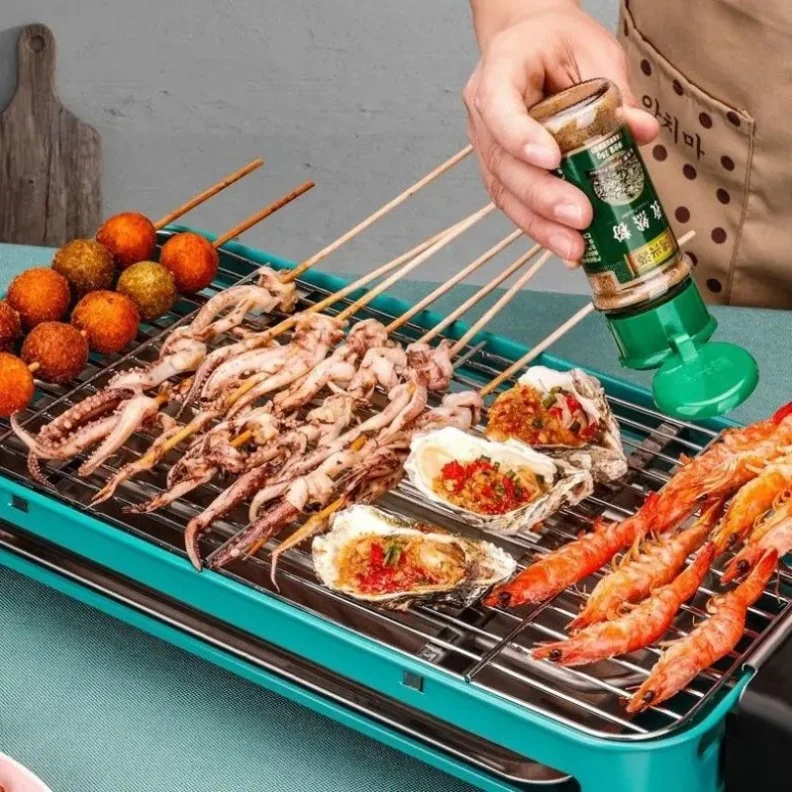 Popular Multi-función barbacoa eléctrica Cocina Griddle BBQ portátil sin humo Parrilla eléctrica