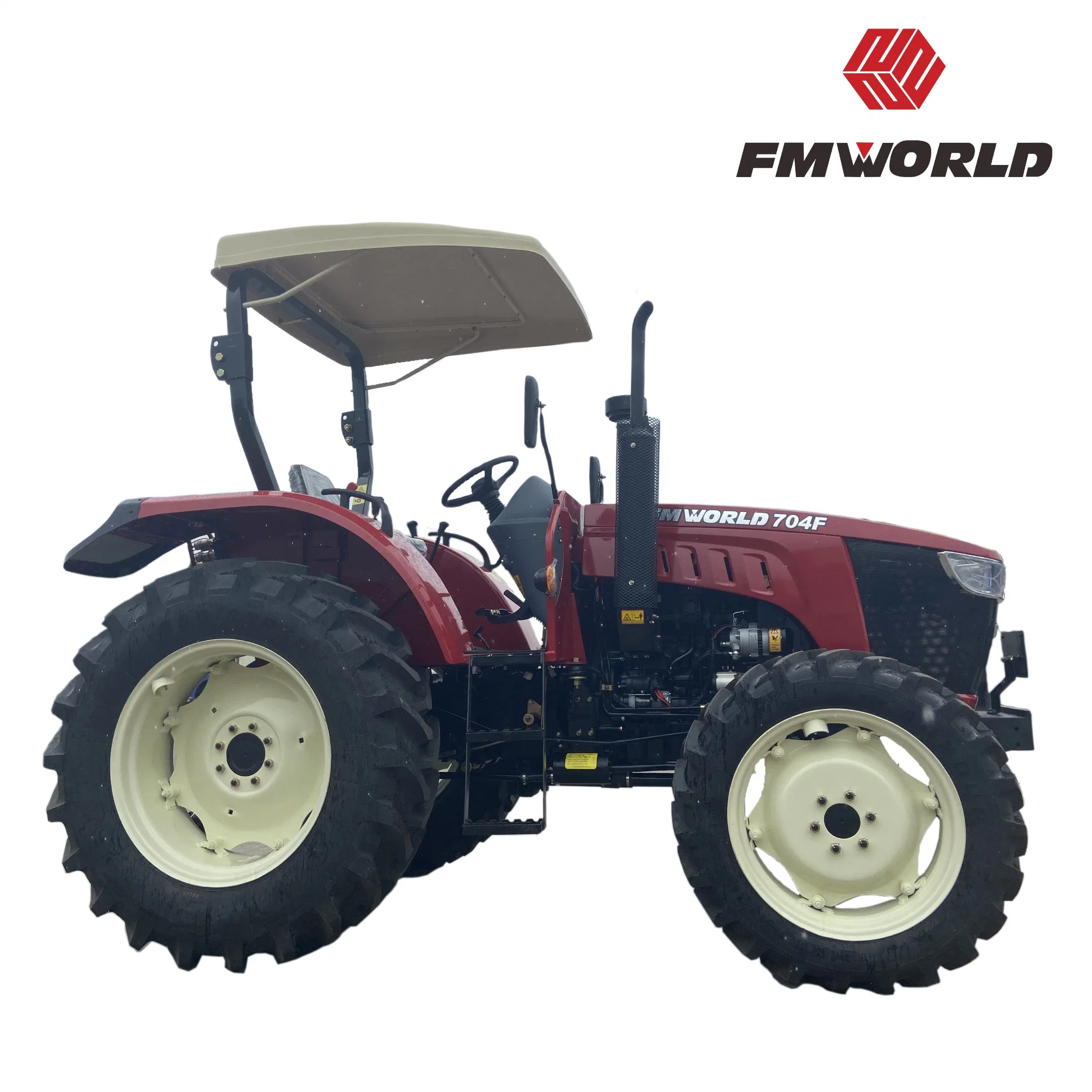 Tractor de ruedas miniatura agrícola Fmworld 704f de 70HP