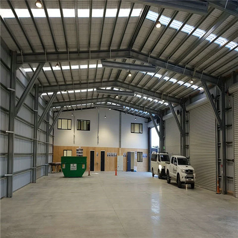 Steel Frame Building and Garage Metal Structure Factory Workshop Construction