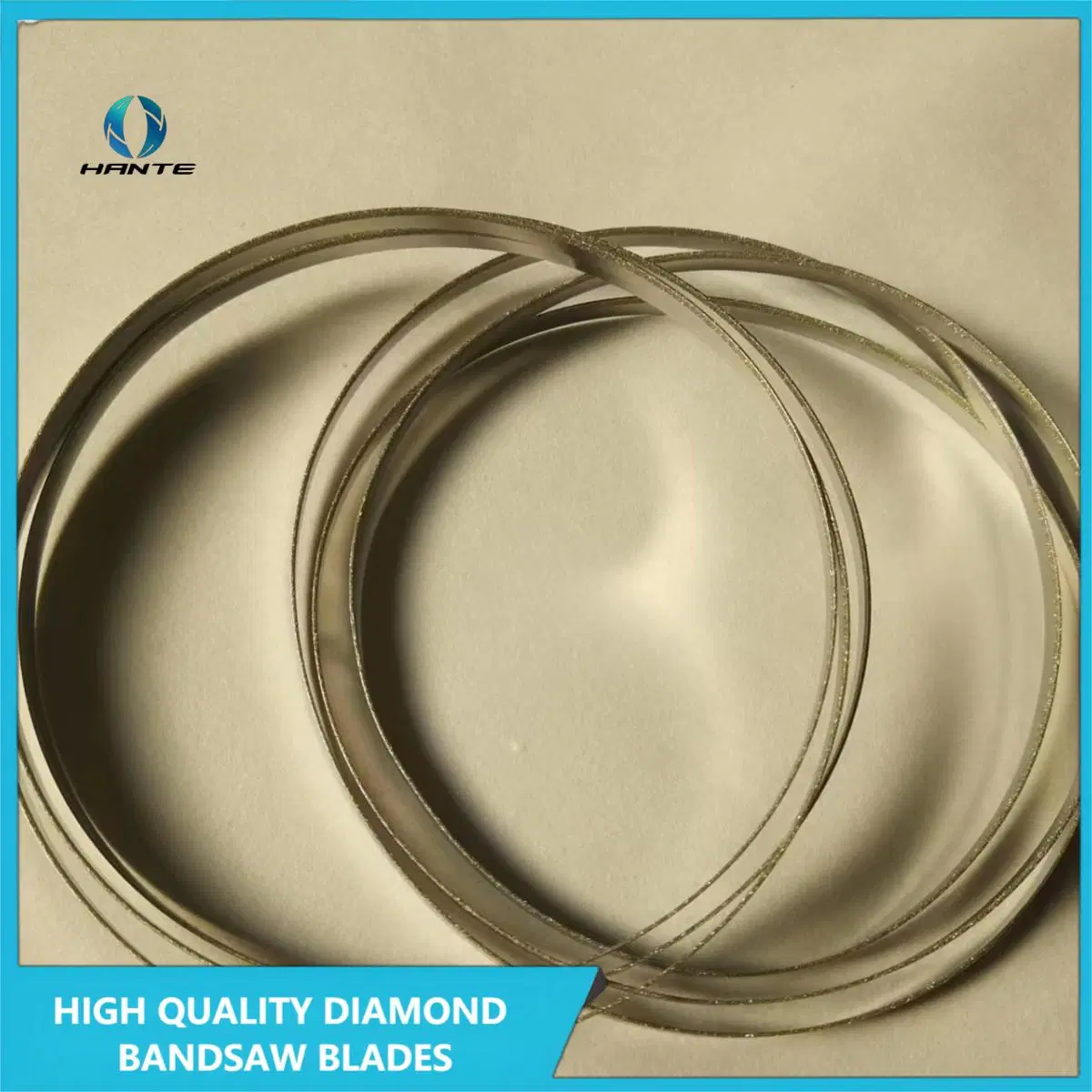 Hoja de acero inoxidable de sierra de banda de diamante para cortar porcelana de vidrio Fabricado en fábrica