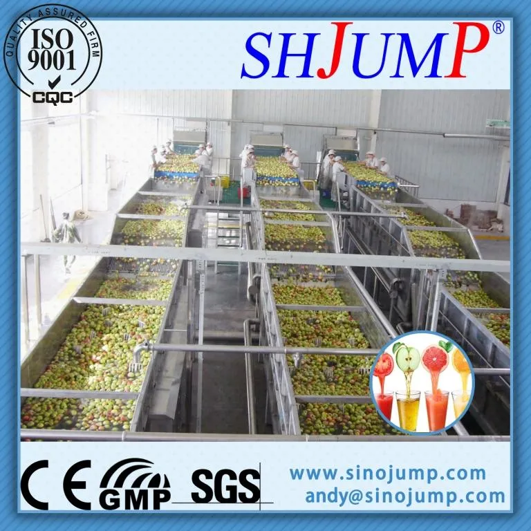 Complete Set Automatic Fruit Juice Processing Line Machine/Fruit Jam Making Machine/Fruit Juice Production Machine/Fruit Processing Machine/Fruit Machinery