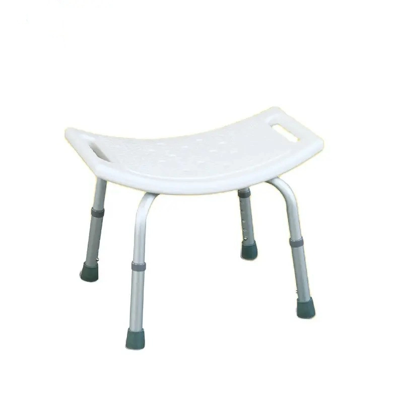 Silla de baño antideslizante Cuarto de baño y silla de ducha Sillas plegables altura de taburete Aseo ajustable asiento para ancianos