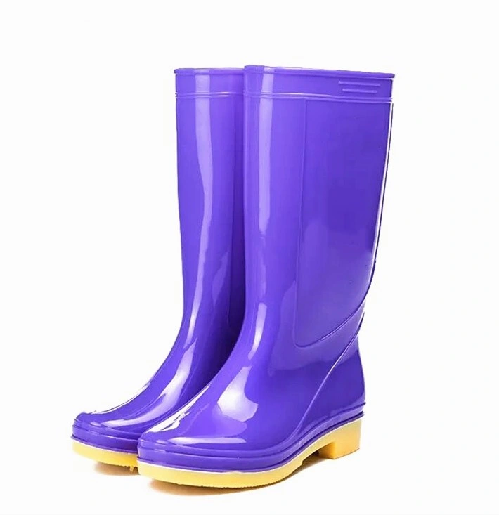 La seguridad Rainboots con puntera de acero y suela de calzado de seguridad de la industria minera Gumboots