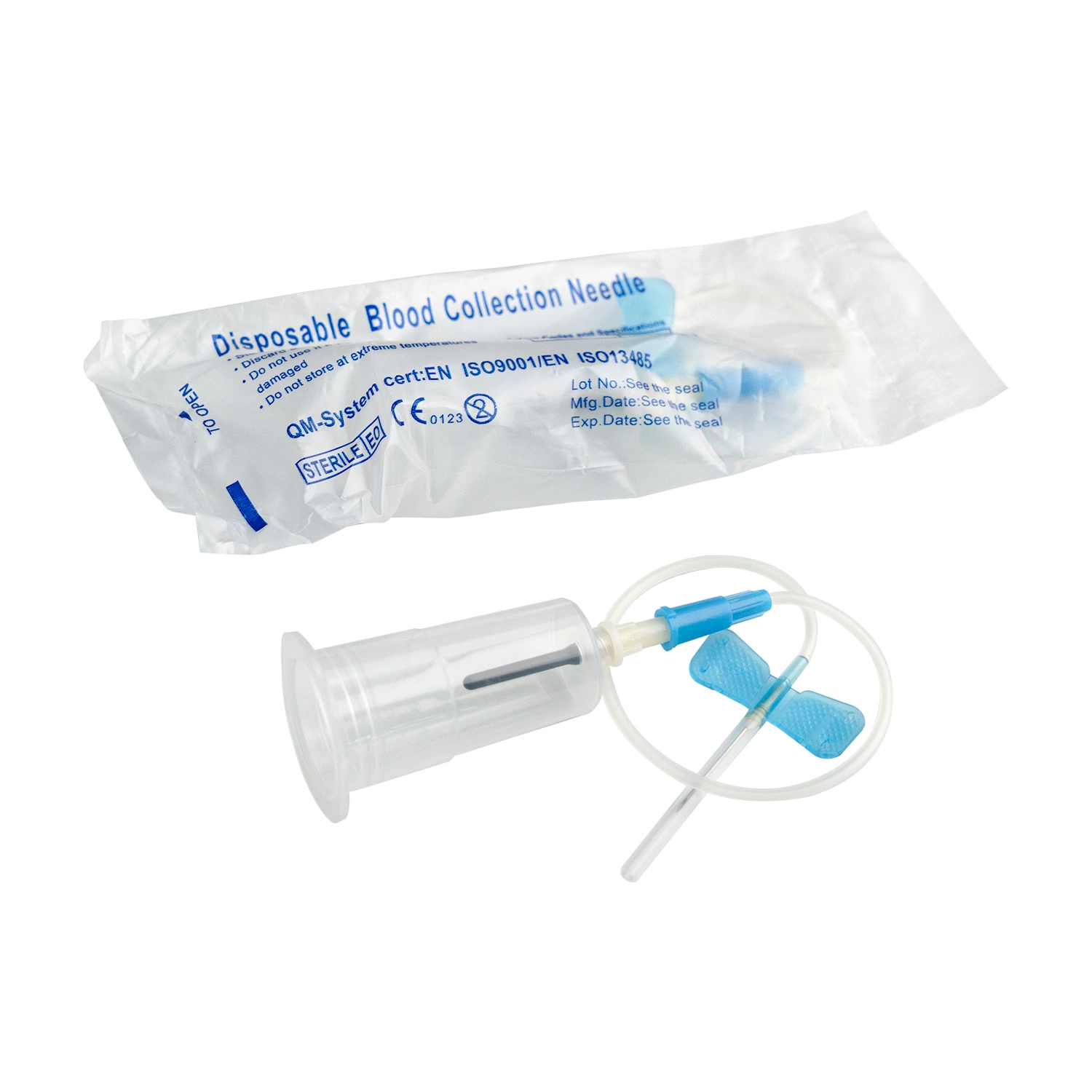 Safety Two-Winged Blood Collection Set Disposable Butterfly Needle