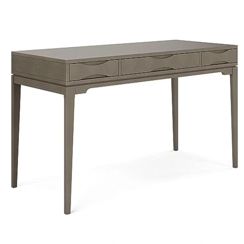 MID Century Modern 60 Inch Wide Table in Farmhouse Grey