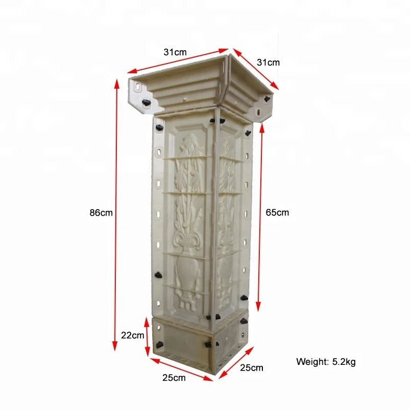 New Design of Bamboo Roman Pillars Column Molds for Sale