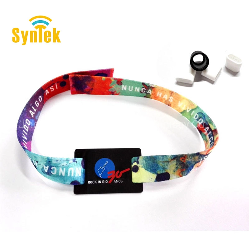 RFID NFC 13.56 MHz Stretch Fabric Wristband