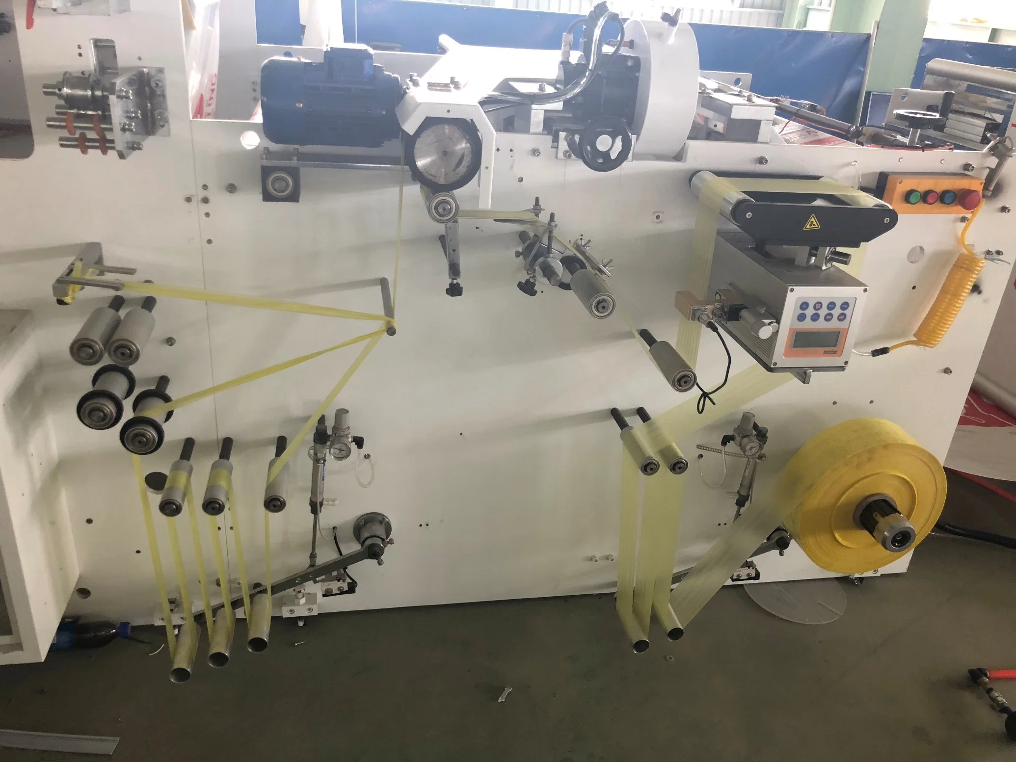 Rolling Draw Tape Garbage Bag Making Machine Without Core