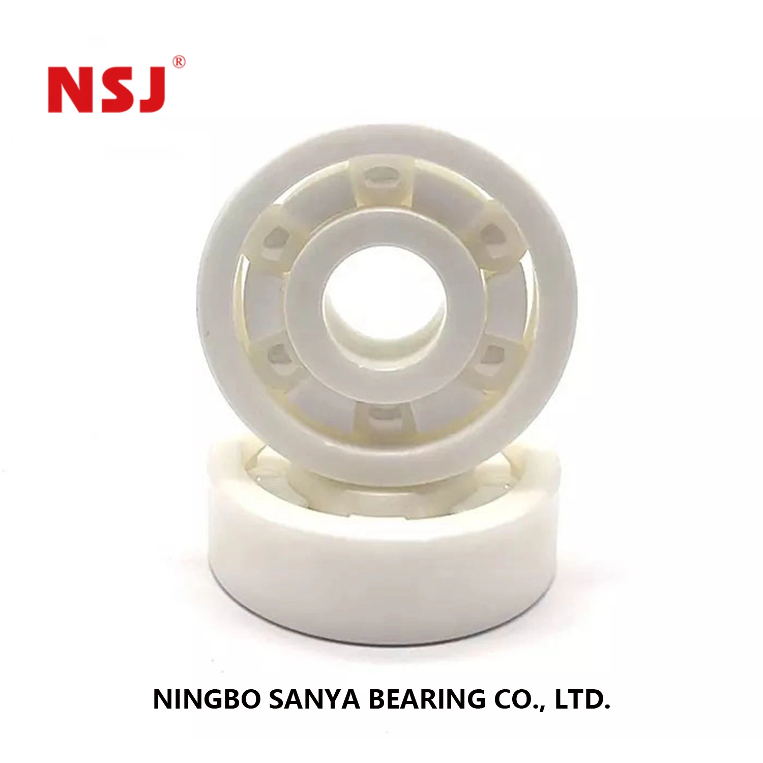 Full Ceramic Bearings, Made of of Si3N4/ZrO2 Materials