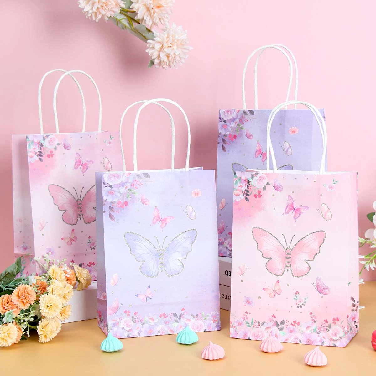 Wholesale/Supplier Gift Bags Kraft Paper Cupcake Wrappers Wedding Birthday Party DIY Paper Box Candy Box Bags