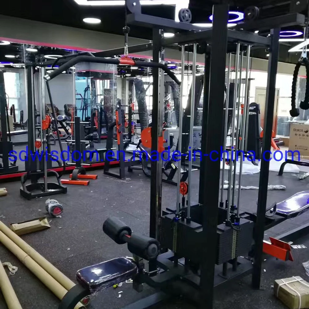 CE Certificated Commercial Fitness Equipment Multi Cable Jungle 5 Stacks Fitness Machine