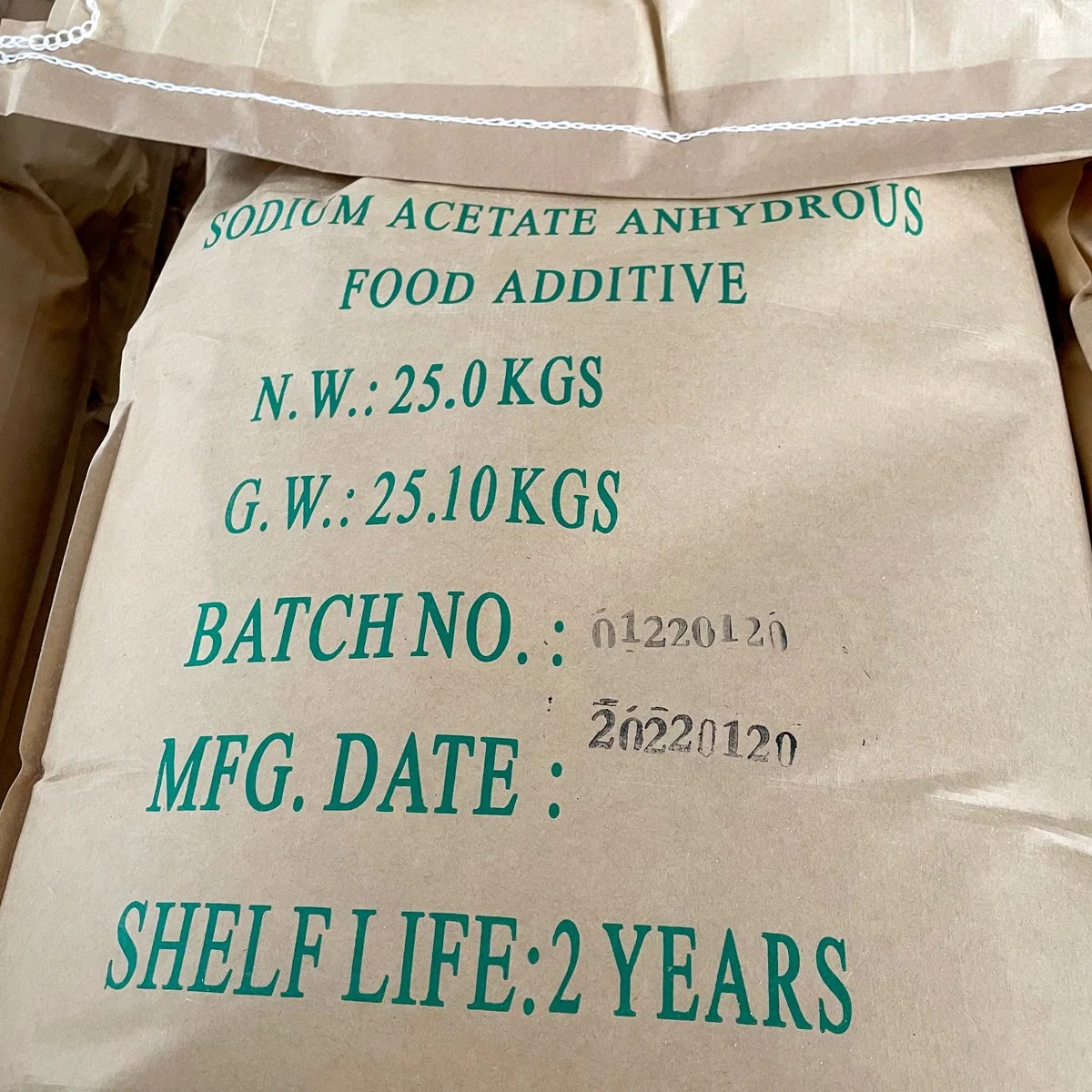 CH3coona 99%Trihydrate Anhydrous Sodium Acetate