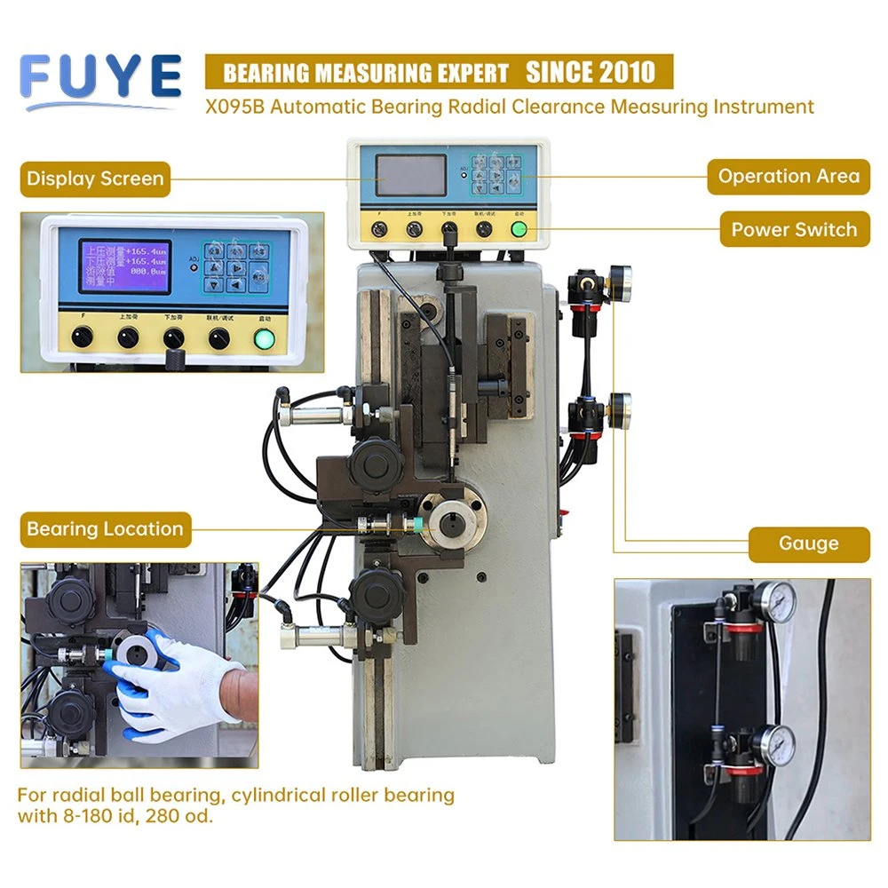 Dispositivo de medición de distancia radial semiautomática instrumento de medición de distancia radial