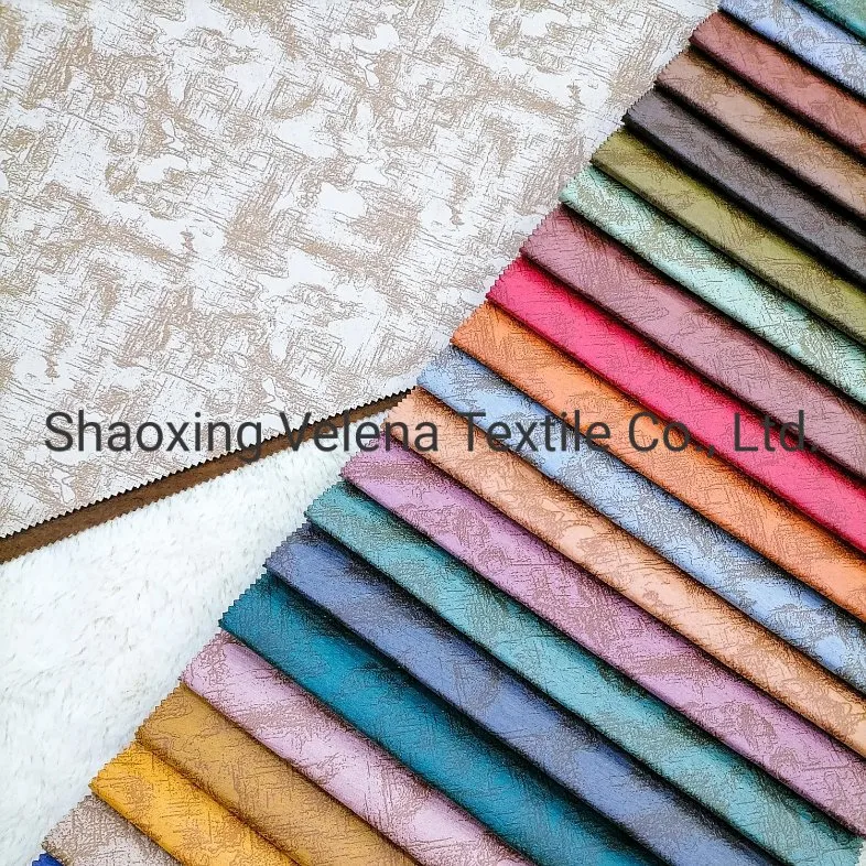 2021 New Arrival 100%Polyester Technology Fabric with Waterproof PU Leather Effect Sofa Pillow Furniture Upholstery Fabric
