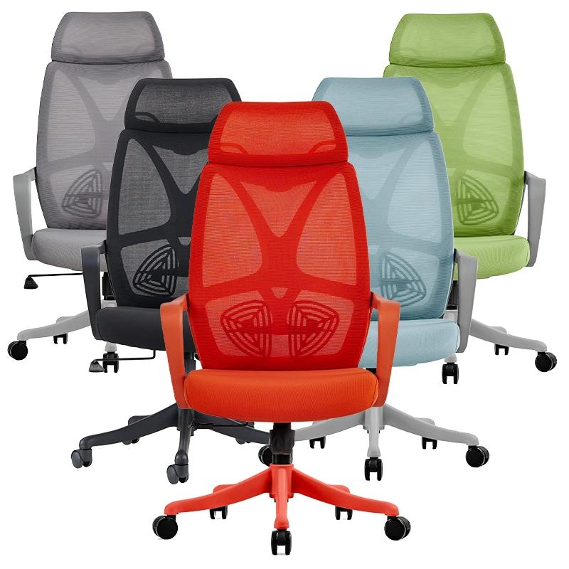 Chaises de bureau ergonomiques en maille pour ordinateur, tâches, conférences, pivotantes, personnalisables, mobilier de bureau de base, chaise de direction, chaise de bureau