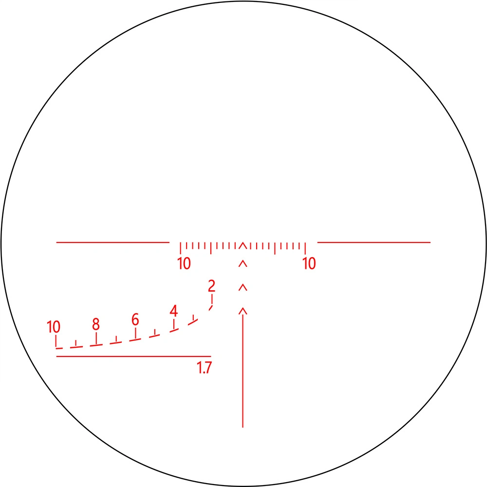 SVD 4-12X42 alcance de armas tácticas con primer retículo del plano focal Retículo SVD para la caza