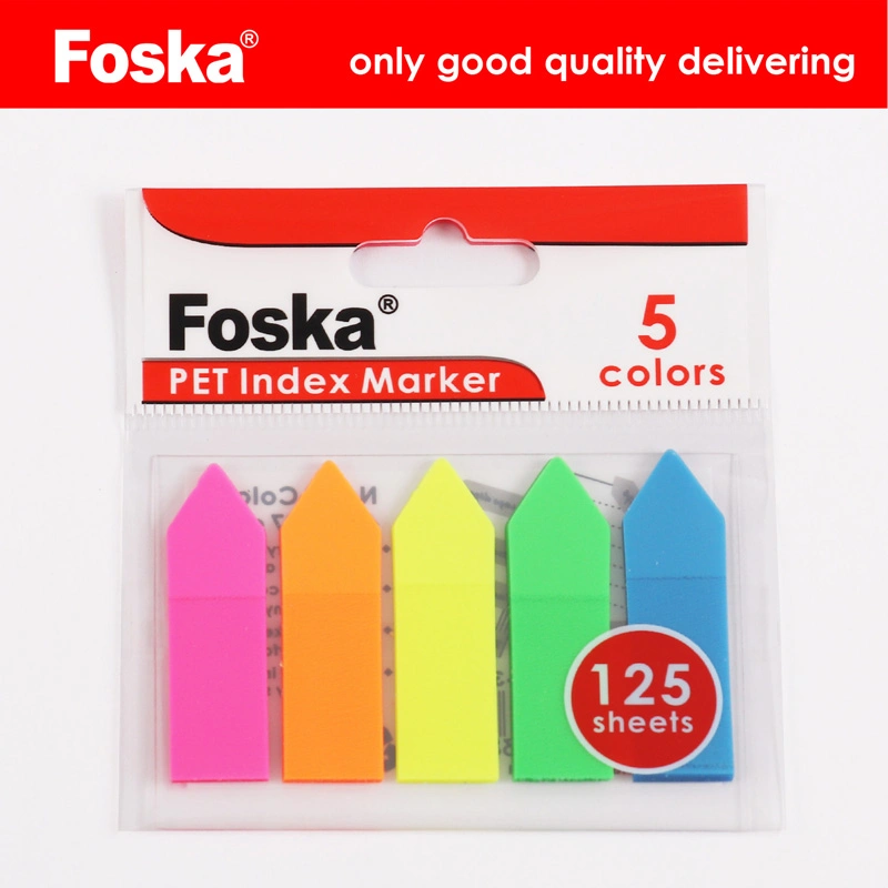 Foska Hot 5 Colors Adhesive Pet Index Marker